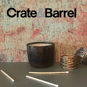 Crate & Barrel Large Acorn Candleholder